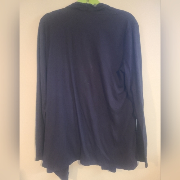 🏷3/$15🏷 AGB Long Sleeve Layered Black Lace Top - Size XL - Picture 3 of 6